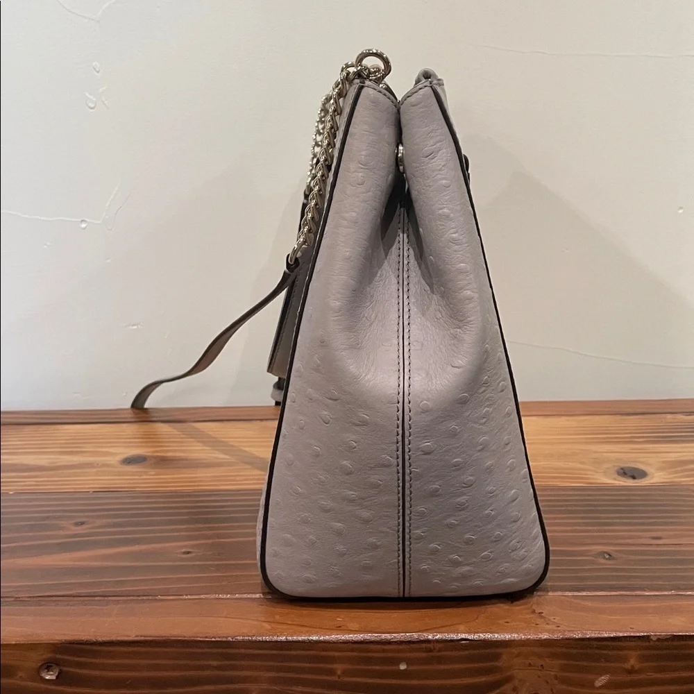 Kate Spade New York Loden Bristol Drive Ostrich Embossed Leather Bag